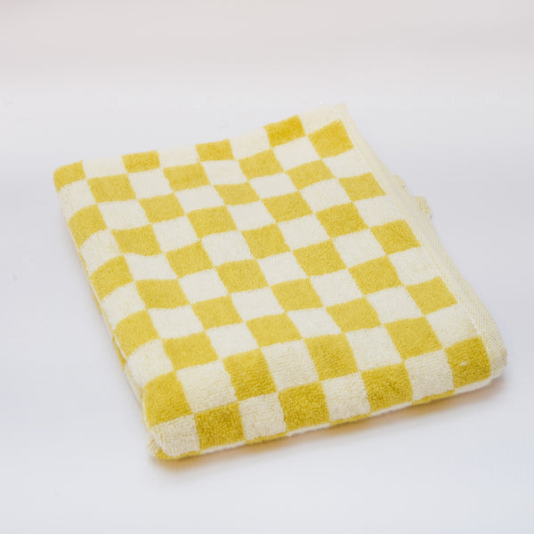 LARK Checkered Face Towel